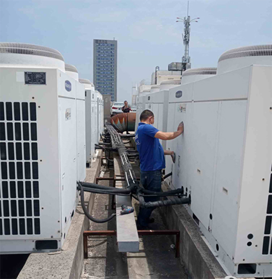 柞水中央空调制热和不制冷系统维修方法